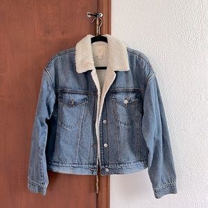 Jean Sherpa Lined Jacket